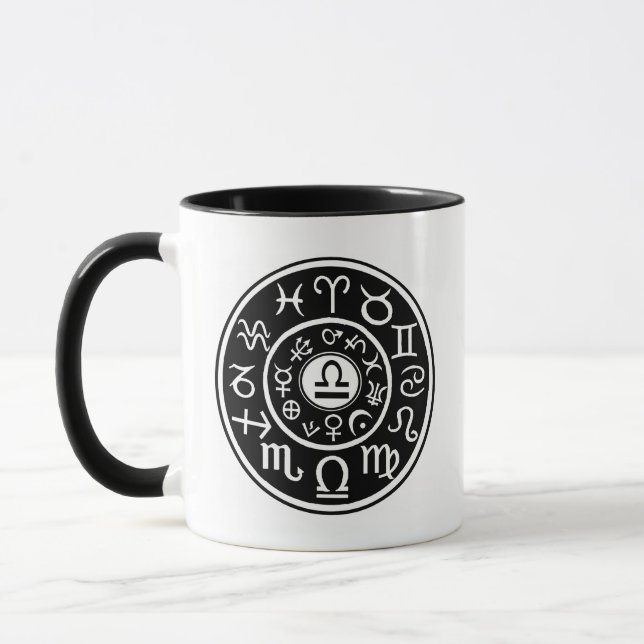Libra Zodiac Mugg (Vänster)