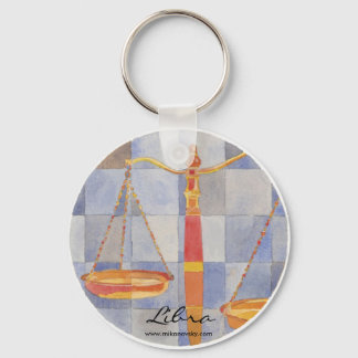 Libra Zodiac Nyckelring