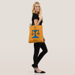 Libra Zodiac Retro Pop Art - Personlig gåva Tygkasse
