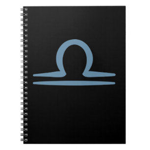 LIBRA Zodiac September Oktoberdag Astrologi Anteckningsbok
