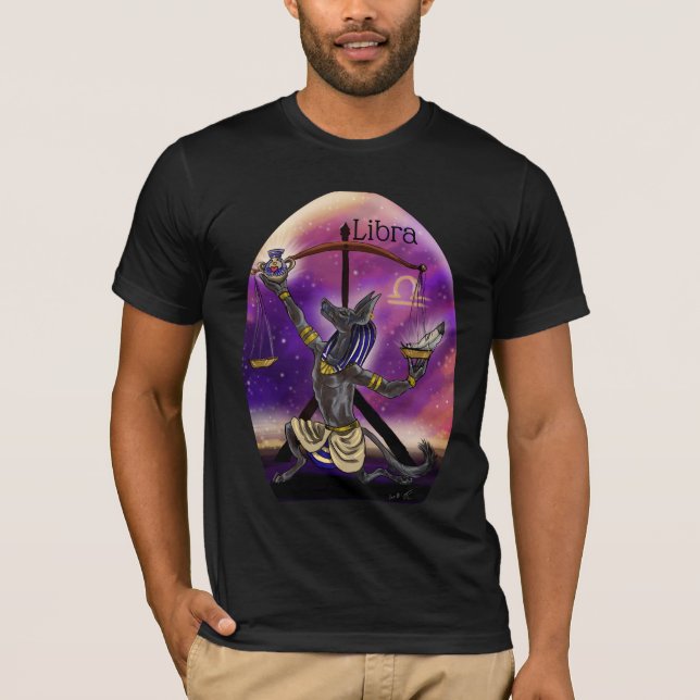 Libra Zodiac Shirt T Shirt (Framsida)