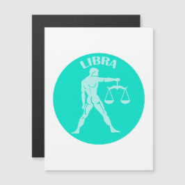 Libra, Zodiac Sign, Horoscope, Astrology Magnetisk Inbjudningskort
