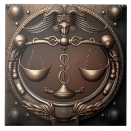 Libra Zodiac Sign Libra Horoscope Ceramic Tile Kakelplatta