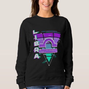 Libra Zodiac Sign Vaporwave Aesthetics 80s 90s for T Shirt