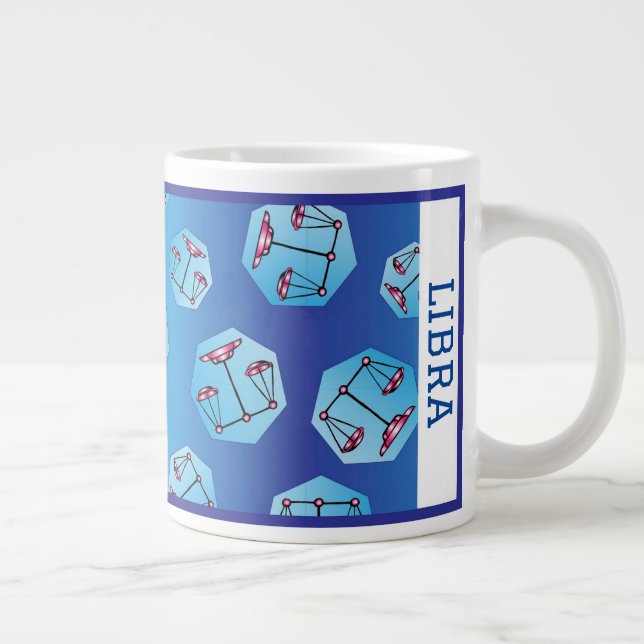 Libra Zodiac Specialty Mugg Jumbo Mugg (Höger)