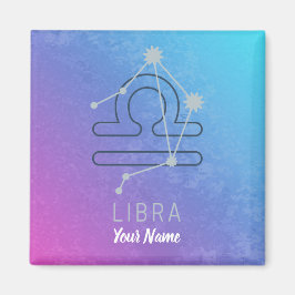 Libra Zodiac Stjärntecken Horoscope Constellation Magnet
