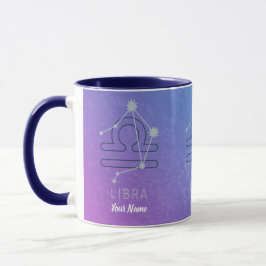Libra Zodiac Stjärntecken Horoscope Constellation Mugg
