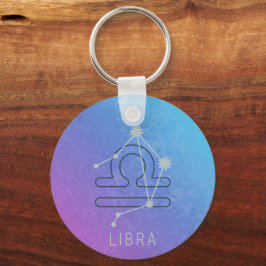 Libra Zodiac Stjärntecken Horoscope Constellation Nyckelring
