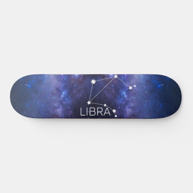 Libra Zodiac Stjärntecken Skateboard (Horz)