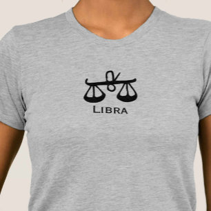 Libra Zodiac Stjärntecken T Shirt