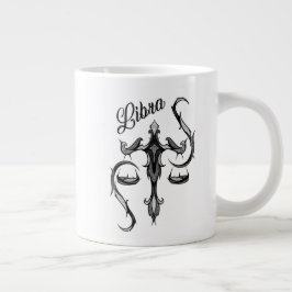 Libra Zodiac Symbol Jumbo Mugg