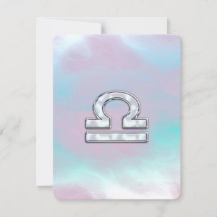 Libra Zodiac Symbol Mor i Pearl Stil