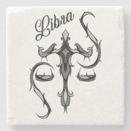 Libra Zodiac Symbol Stenunderlägg