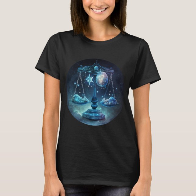 Libra - Zodiac T-Shirt (Framsida)