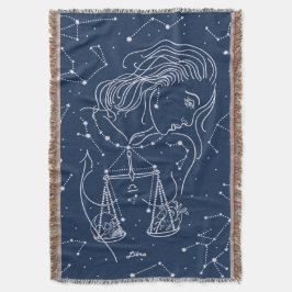 Libra zodiac-tecken filt