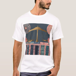 Libra Zodiac-tecken för Älskare i Harmony T Shirt