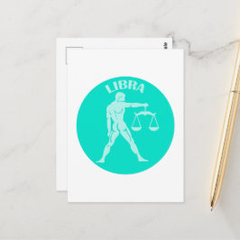 Libra, Zodiac-tecken, Horoscope, Astrologi Vykort