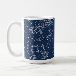 Libra zodiac-tecken kaffemugg