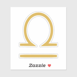 Libra Zodiac-tecken Klistermärken