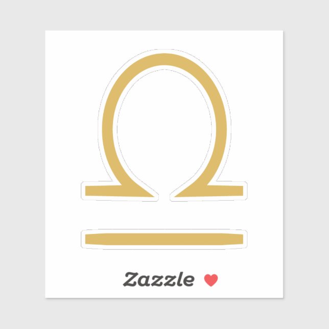 Libra Zodiac-tecken Klistermärken (Ark)