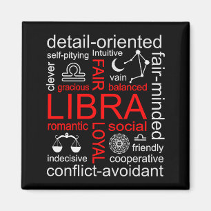 Libra Zodiac-tecken Magnet