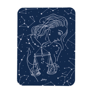 Libra zodiac-tecken magnet
