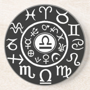 Libra Zodiac Underlägg