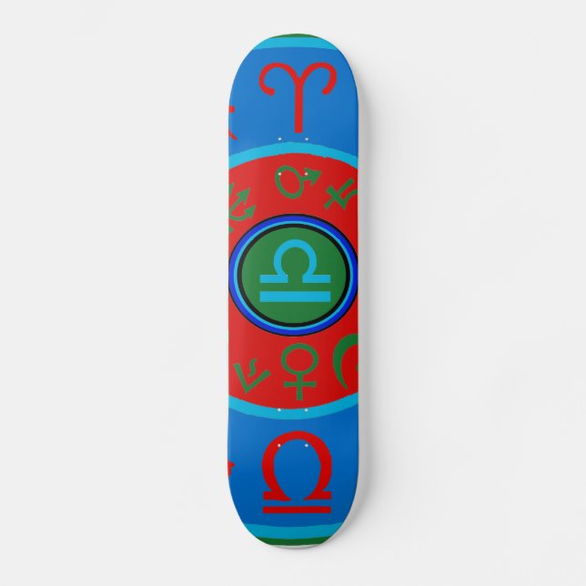Libra Zodiak Skateboard (Framsida)