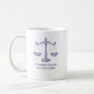 Libra Zodiakmugg – Enhörning Färger Kaffeälskare Kaffemugg