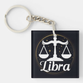 Libra Zodiakustecken Symbol med Stjärnor och Vågar