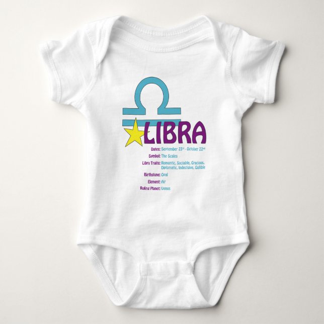 Libradragbaby Tee Shirt (Framsida)