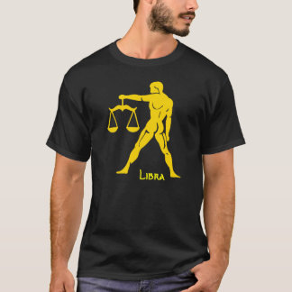 Librahoroskopzodiac undertecknar t-skjortan t-shirt