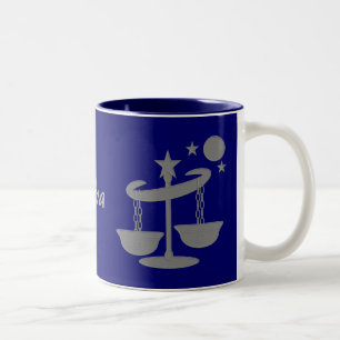 Librakaffemugg Två-Tonad Mugg