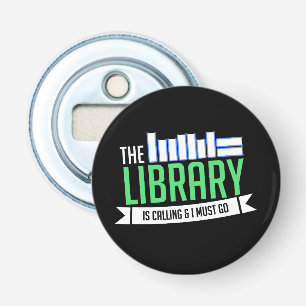 Librarian Bibliotek Bokar Gift Flasköppnare