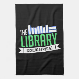 Librarian Bibliotek Bokar Gift Kökshandduk
