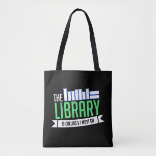 Librarian Bibliotek Bokar Gift Tygkasse