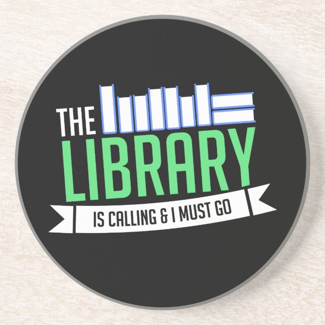 Librarian Bibliotek Bokar Gift Underlägg (Framsidan)