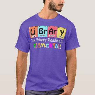 LIBRARIAN BIBLIOTEK, DÄR BEHANDLINGEN ÄR ELEMENTAL T SHIRT