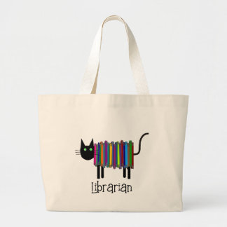 Librarian Bok Cat Jumbo Tygkasse