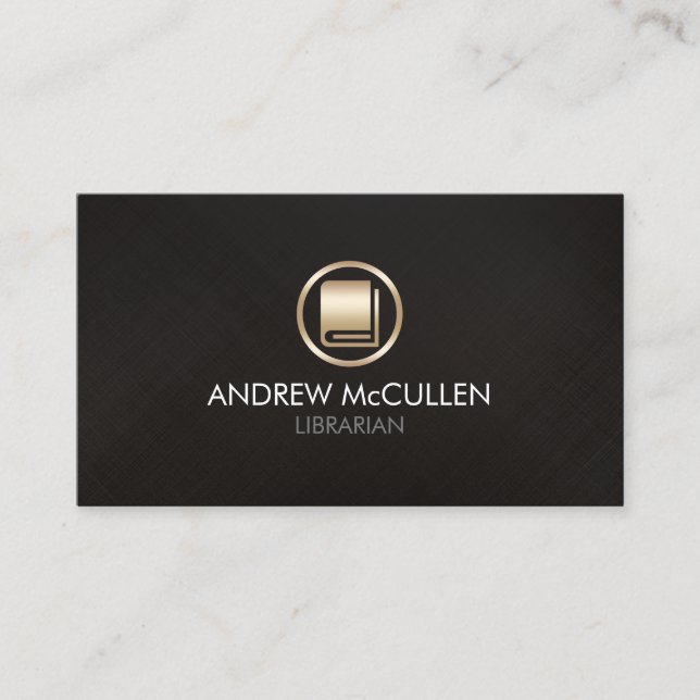 Librarian Book Store Visitkort (Framsida)