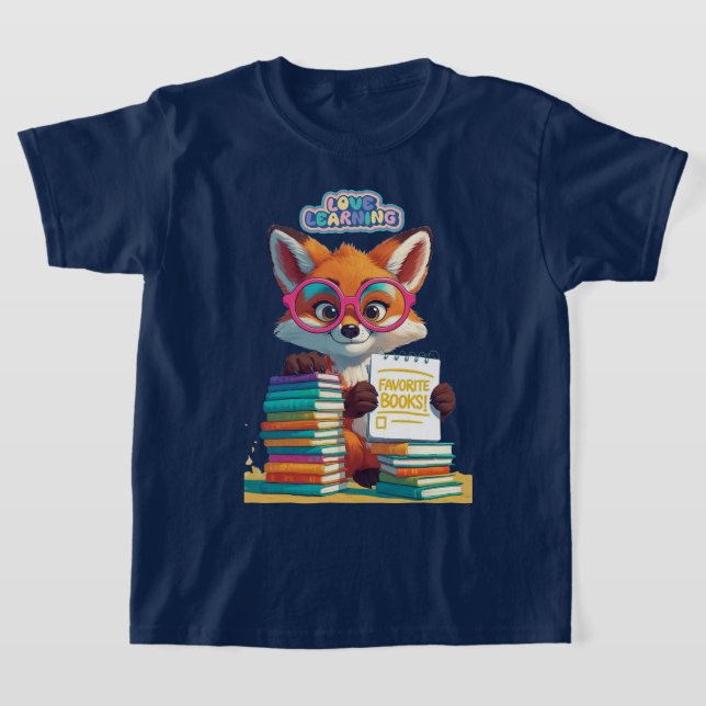 Librarian-in-Training Star T Shirt (Laydown)