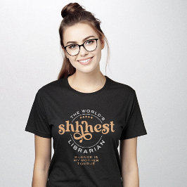 Librarian Shhh Elegant T Shirt