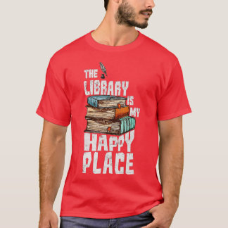Librarian Shirt Funny Bibliotek Shirt Reading Bok  T Shirt