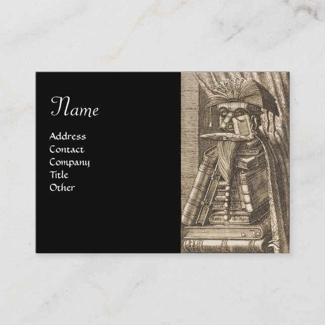 LIBRARIAN VISITKORT (Framsida)