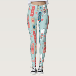 Librarianer och Bok Älskare Bokmärken Leggings