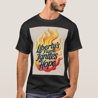 Librartys låga väcker hopp t shirt
