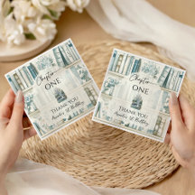 Library Chapter ONE Blue Boy Book 1st Birthday