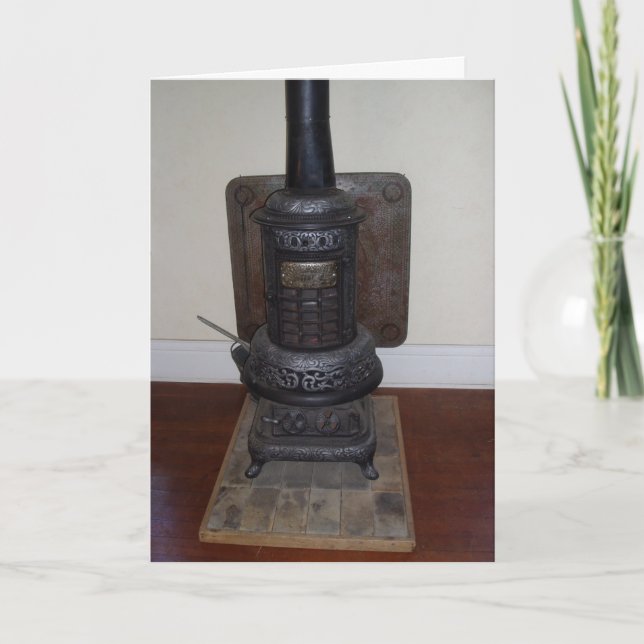 "Library Church Furnace" Återhämtningskort Kort (Framsida)