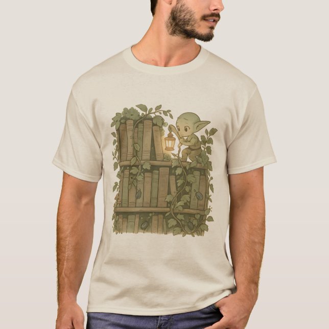 Library Goblin T Shirt (Framsida)