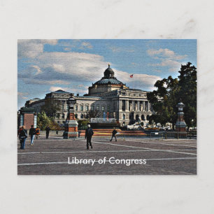 Library of Congress i mosaikmönster Vykort